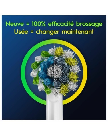 Replacement Head Oral-B Pro Cross action 3 Pieces