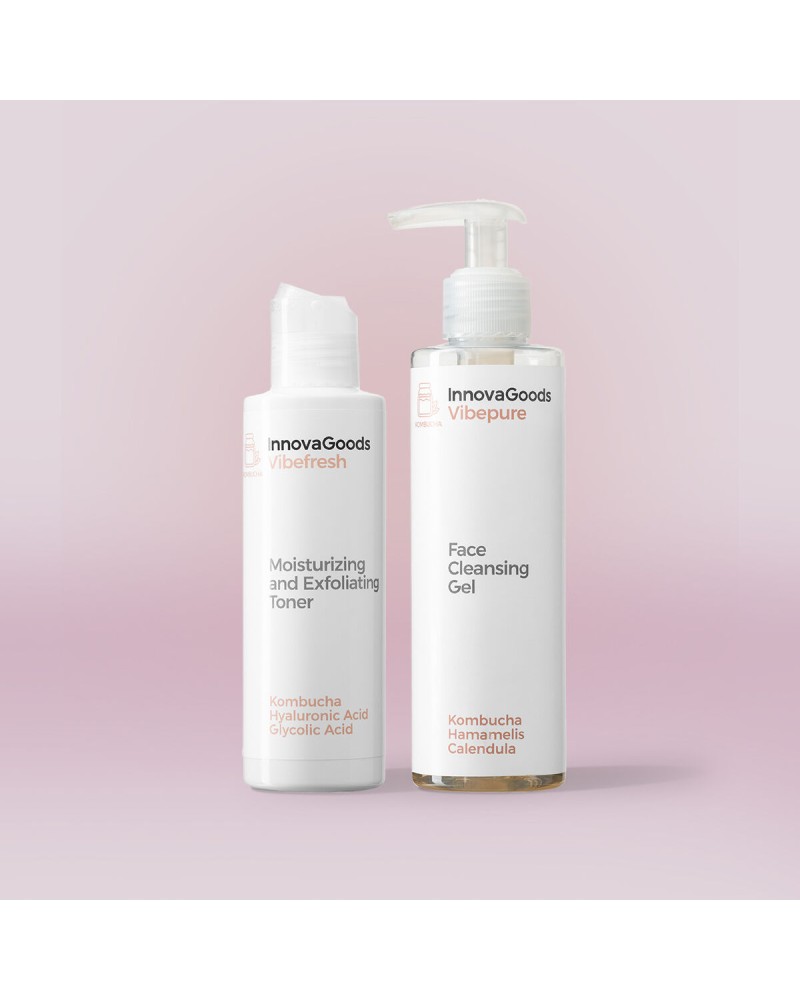 Pack Dúo de Limpieza Facial Kombucha InnovaGoods
