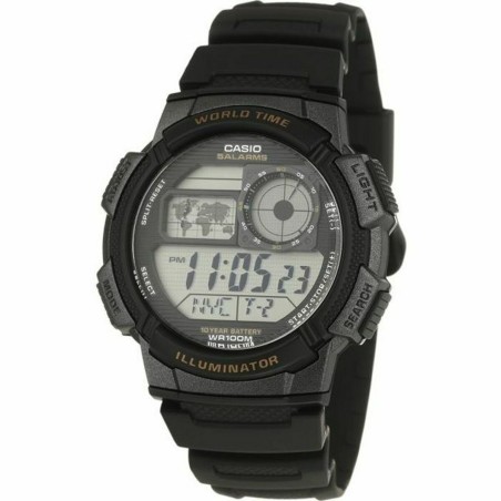 Reloj Hombre Casio AE-1000W-1AVEF Negro Gris Digital Cuarzo Deportivo