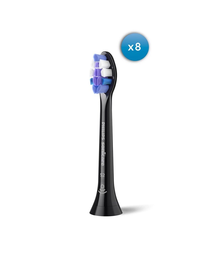 Tête de rechange Philips HX6058/88 Noir 8 Unités