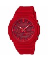 Montre Unisexe Casio GA-2100-4AER Rouge Multifonction