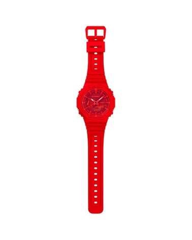 Unisex Watch Casio GA-2100-4AER Red Multifunction