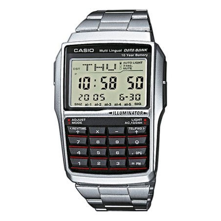 Reloj Hombre Casio DBC-32D-1AES Negro Plateado