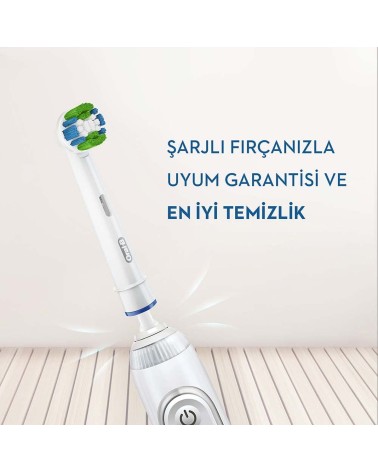Testina di Ricambio Oral-B Precision Clean 80339350 Azzurro (4 Unità)