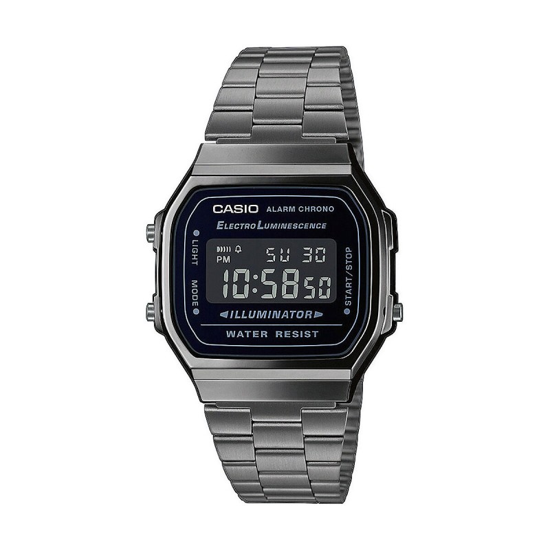 Reloj Hombre Casio A168WEGG-1BEF Negro Plateado (Ø 36 mm) (Ø 38 mm)
