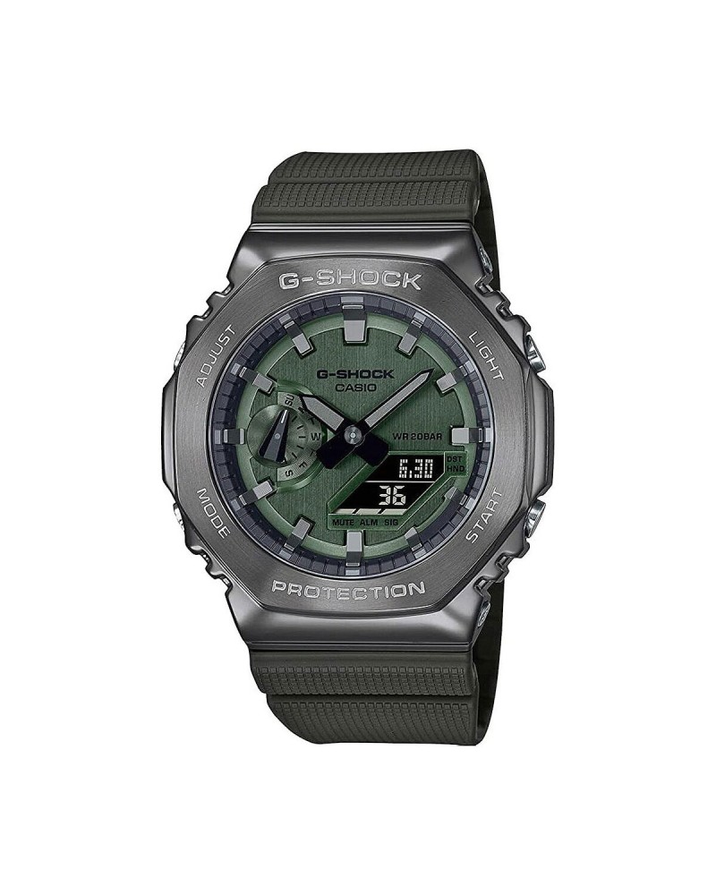 Men's Watch Casio G-Shock OAK METAL COVERED - Green (Ø 44,5 mm) (Ø 45 mm)