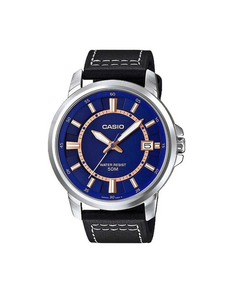 Herrenuhr Casio ENTICER GENT Schwarz (Ø 47 mm)