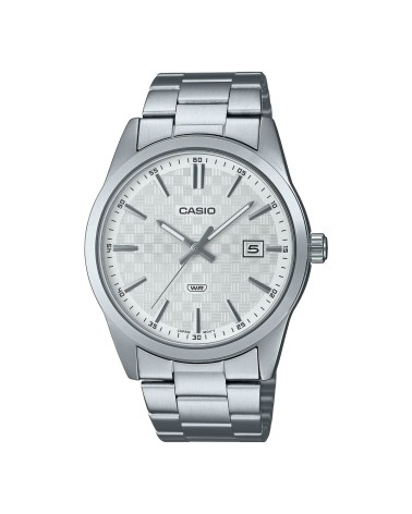 Men's Watch Casio DATE CARBON LOOK DIAL -SILVER (Ø 41 mm)
