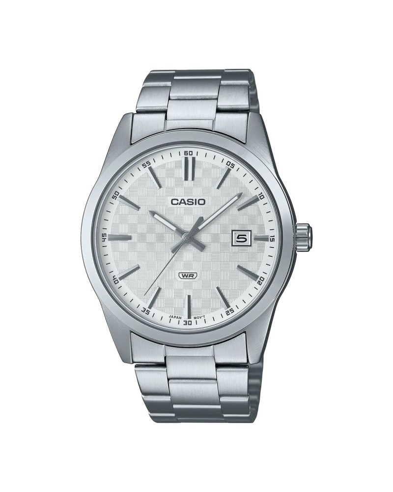 Relógio masculino Casio DATE CARBON LOOK DIAL -SILVER (Ø 41 mm)