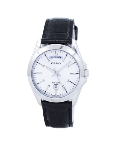 Herrenuhr Casio DAY DATE Schwarz (Ø 40 mm)