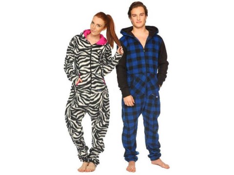 Pijamas e mantas com mangas